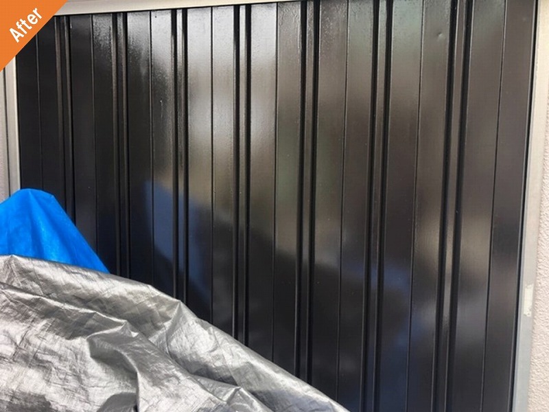 外壁塗装後の雨戸