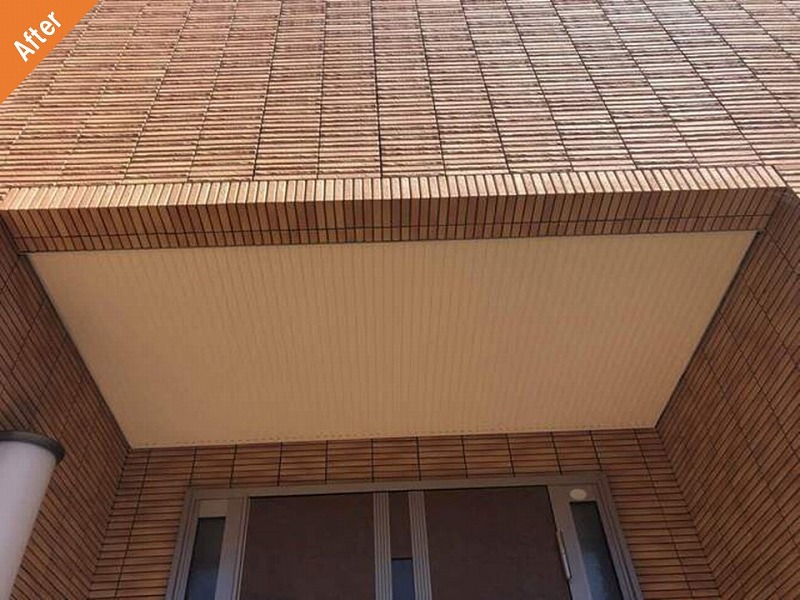 外壁塗装後の軒天