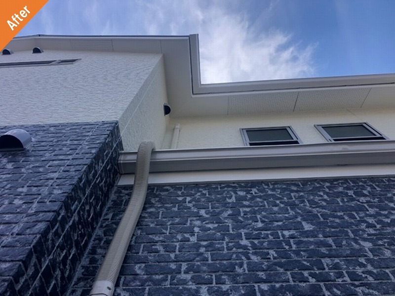 外壁塗装後のサイディングボード