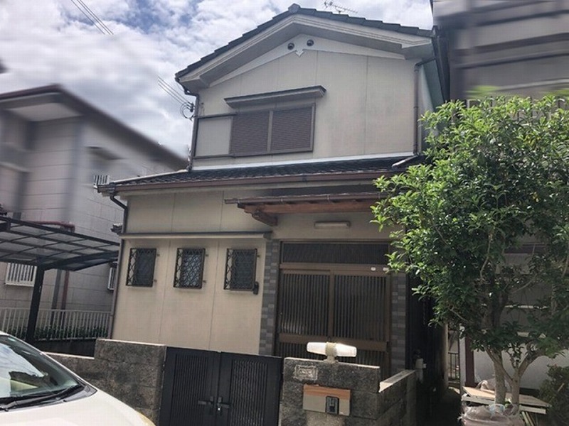 松原市の現地調査に伺った築28年の戸建て住宅