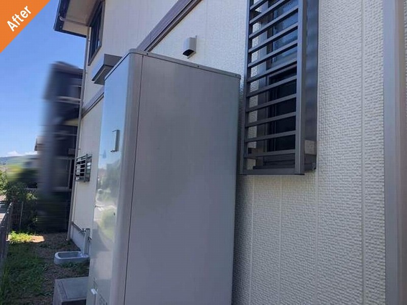 外壁塗装後の窯業系サイディング