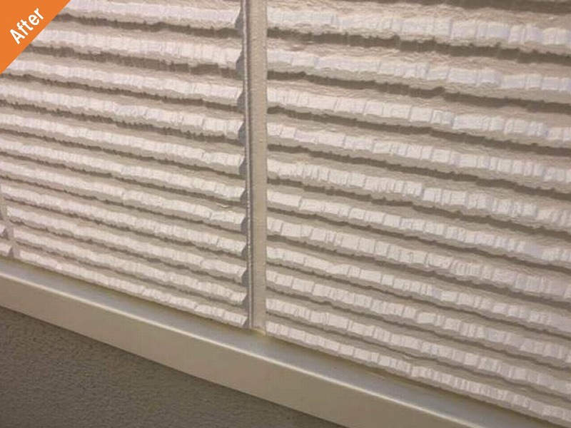 外壁塗装後の目地