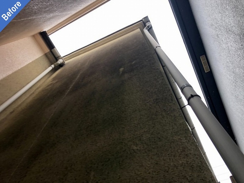 外壁塗装前のモルタル外壁