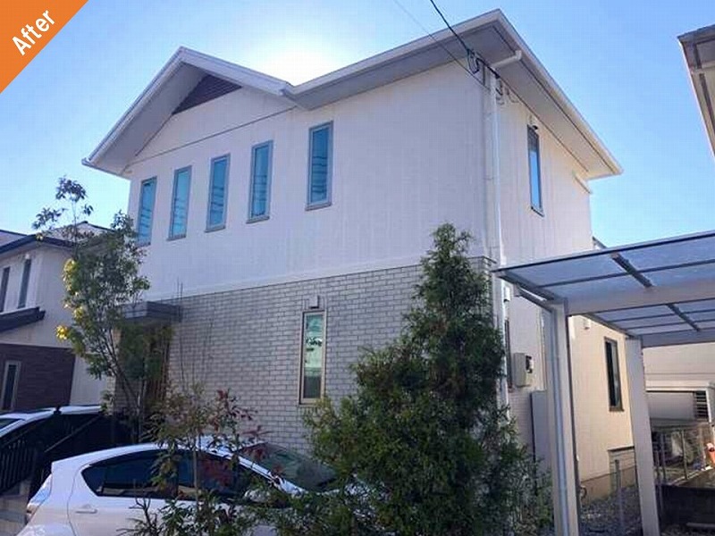 外壁塗装後のトヨタホーム