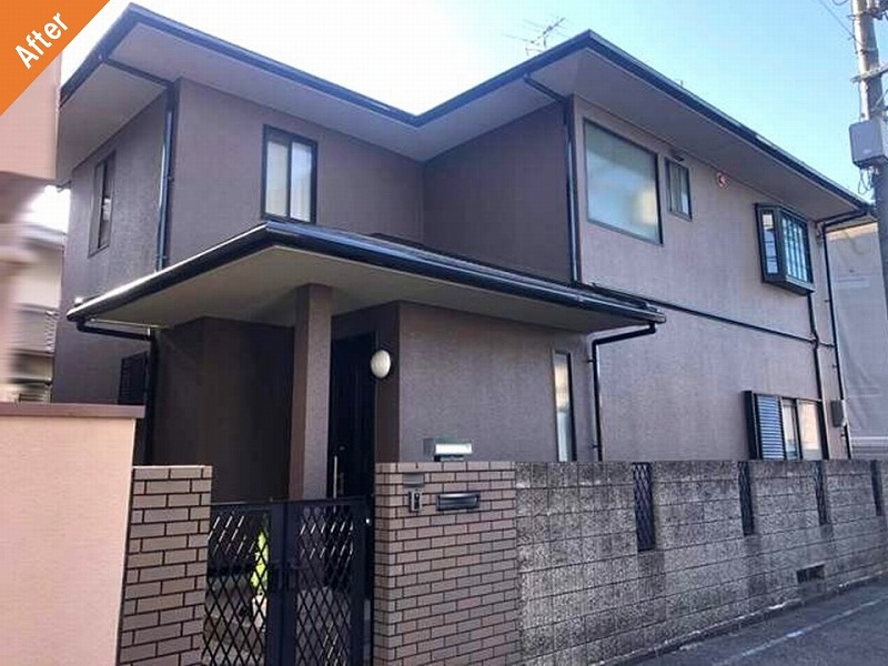 羽曳野市の外壁塗装後のパナホーム