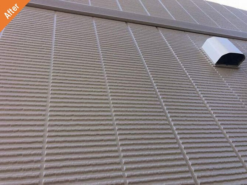 外壁塗装後の窯業系サイディング（プラチナ会員限定塗料使用）