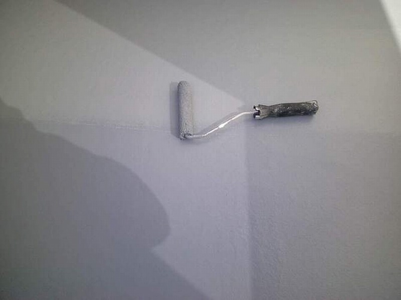 ベランダトップコート上塗り