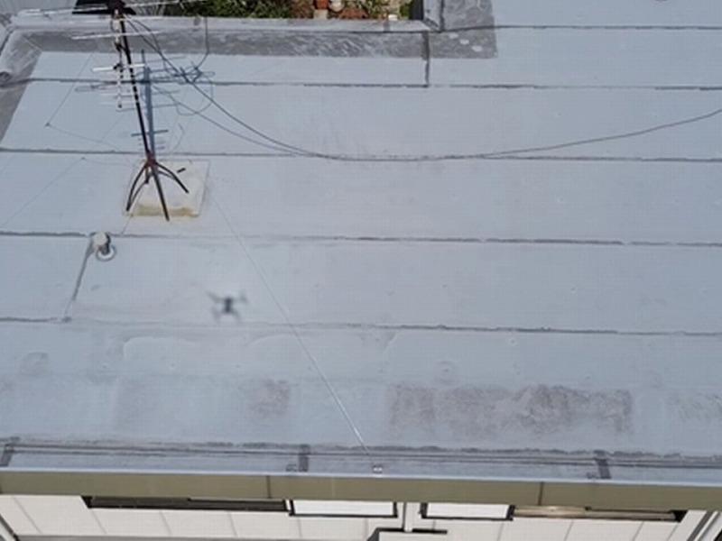 屋上の塩ビシート防水