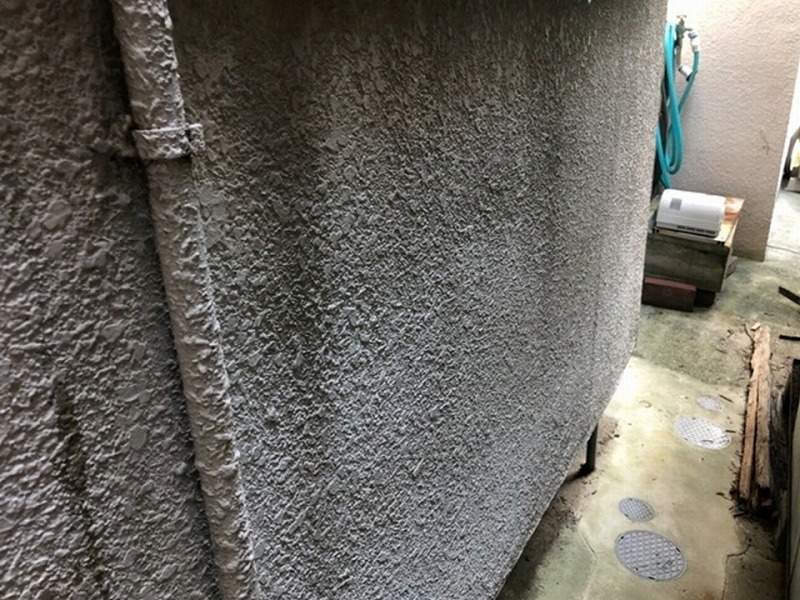 カビの発生したモルタル外壁