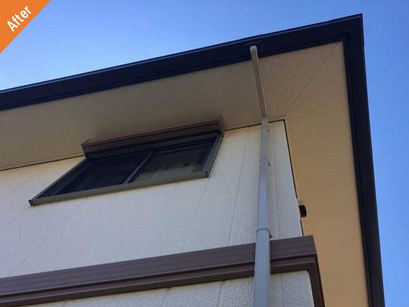 外壁塗装後のトヨタホームの窯業系サイディング