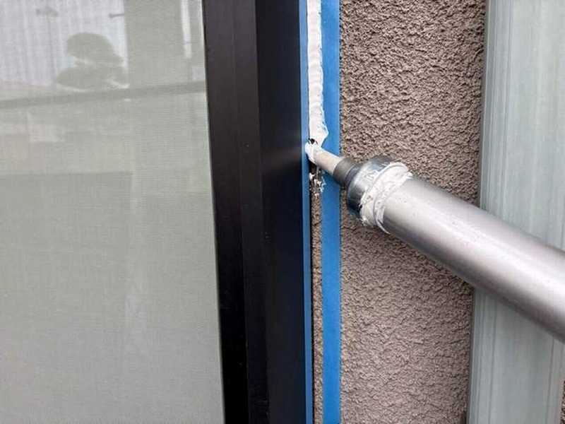 コーキング増し打ちの工程