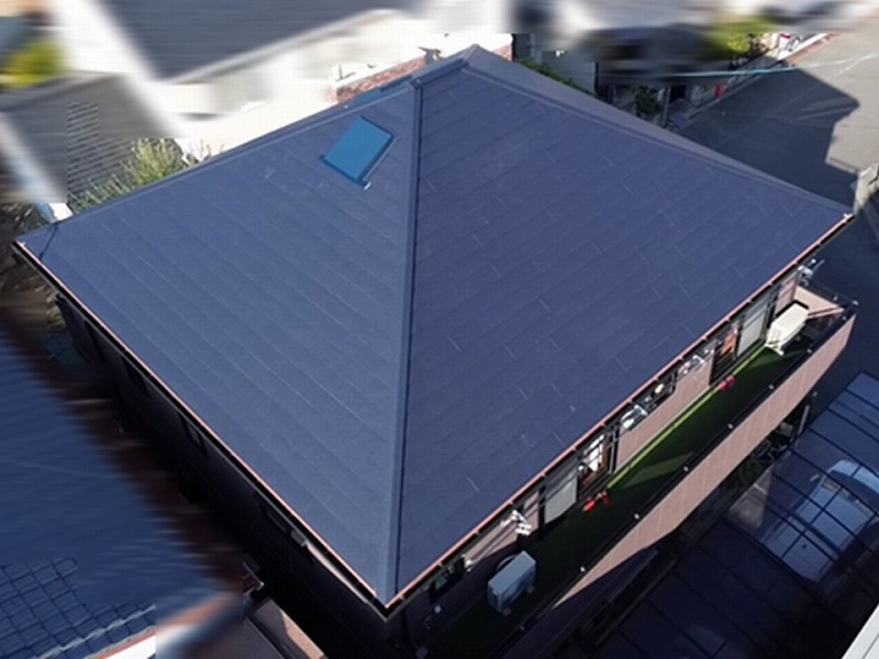 ドローンで屋根の撮影