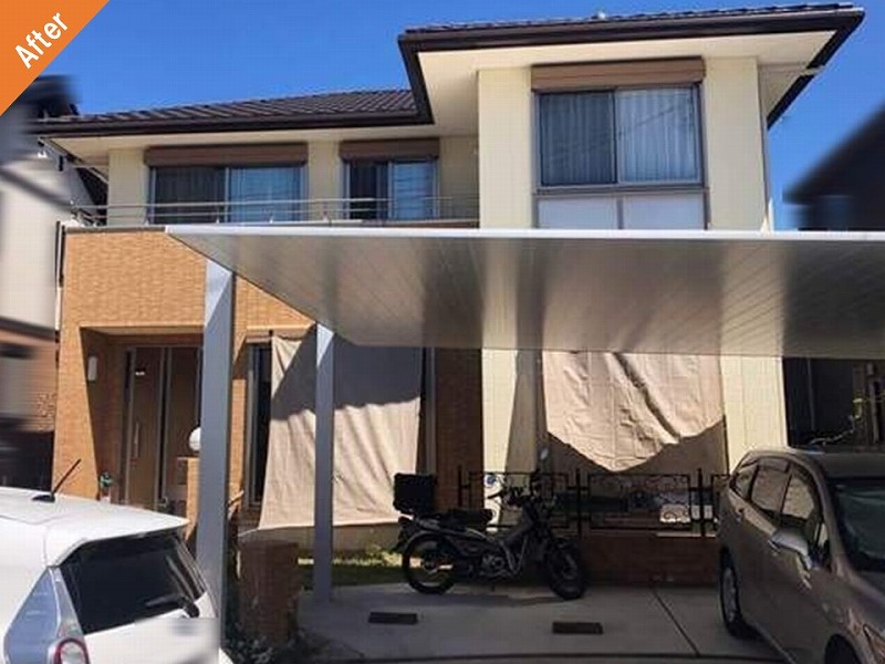 外壁塗装後のトヨタホーム