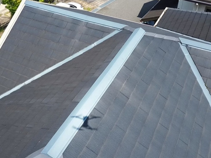 退色が進行したコロニアルグラッサ