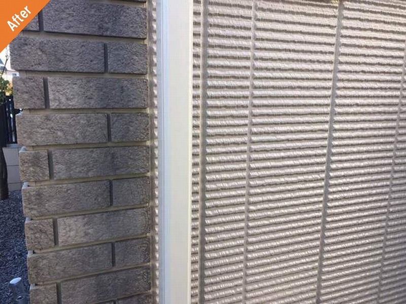 外壁塗装後の雨樋