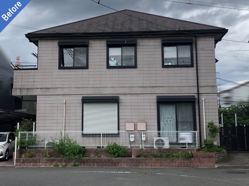 外壁塗装前の旭化成ヘーベルハウス