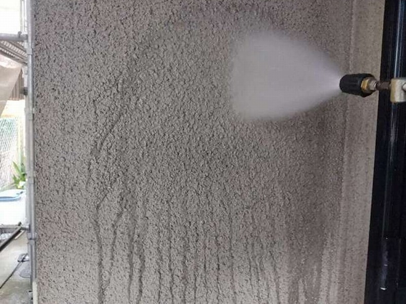 外壁の高圧洗浄工事