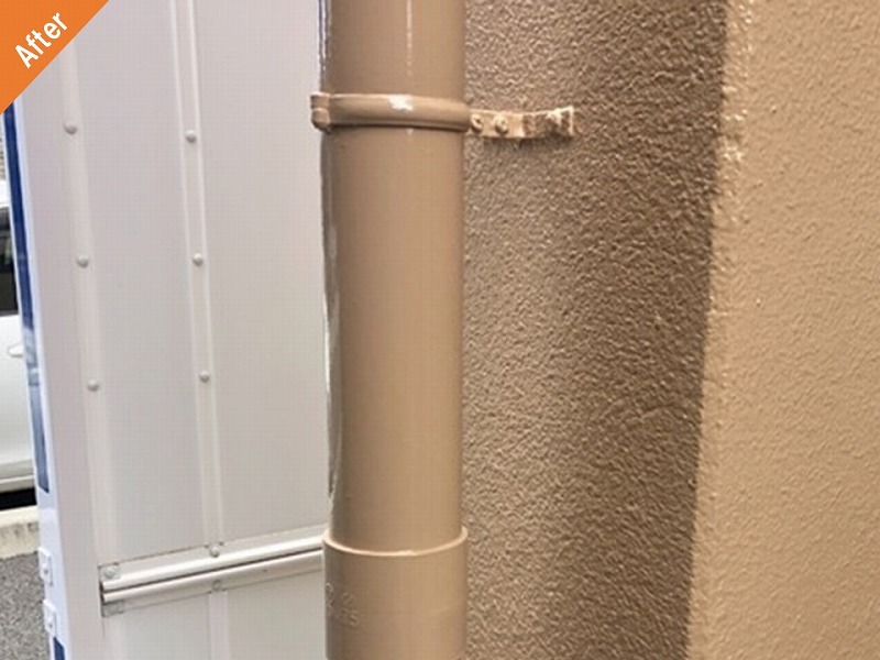 外壁塗装後の雨樋