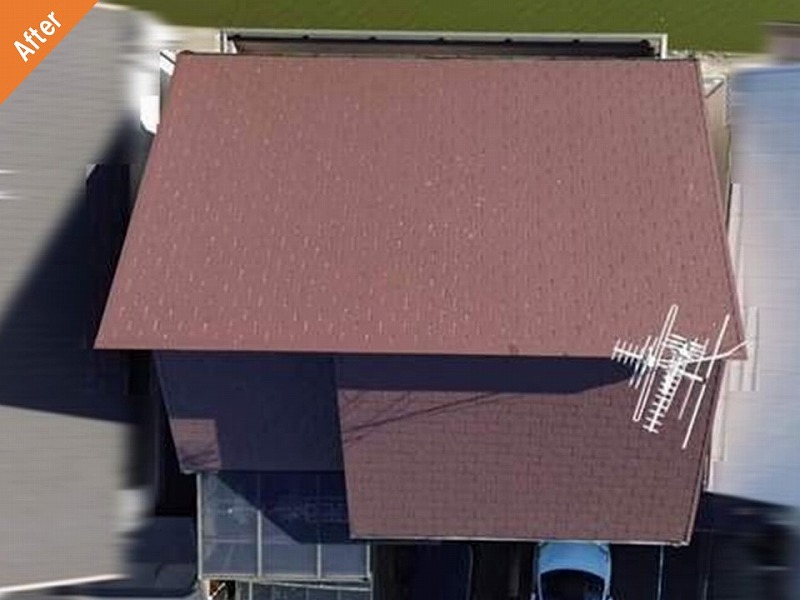 屋根塗装後のアーバニーグラッサ