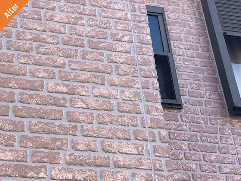 マーブルトーンで外壁塗装後の窯業系サイディング