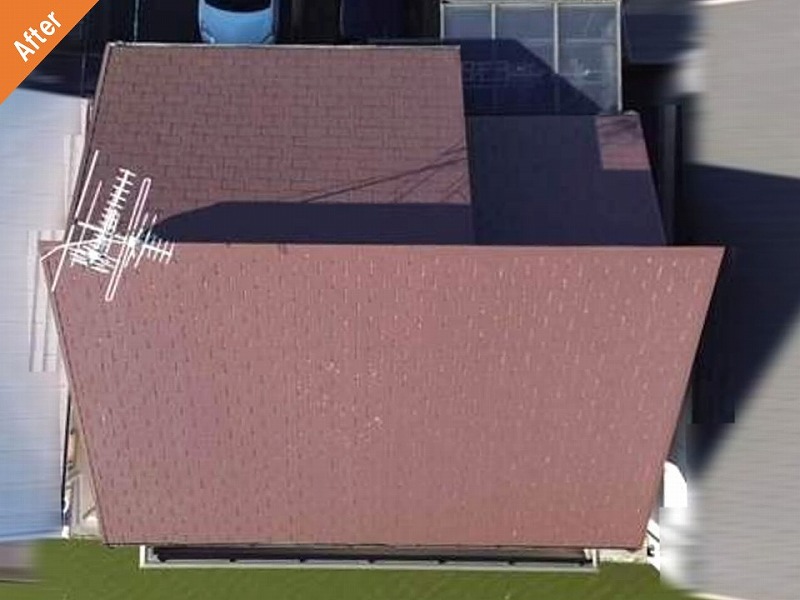 屋根塗装後のアーバニーグラッサ