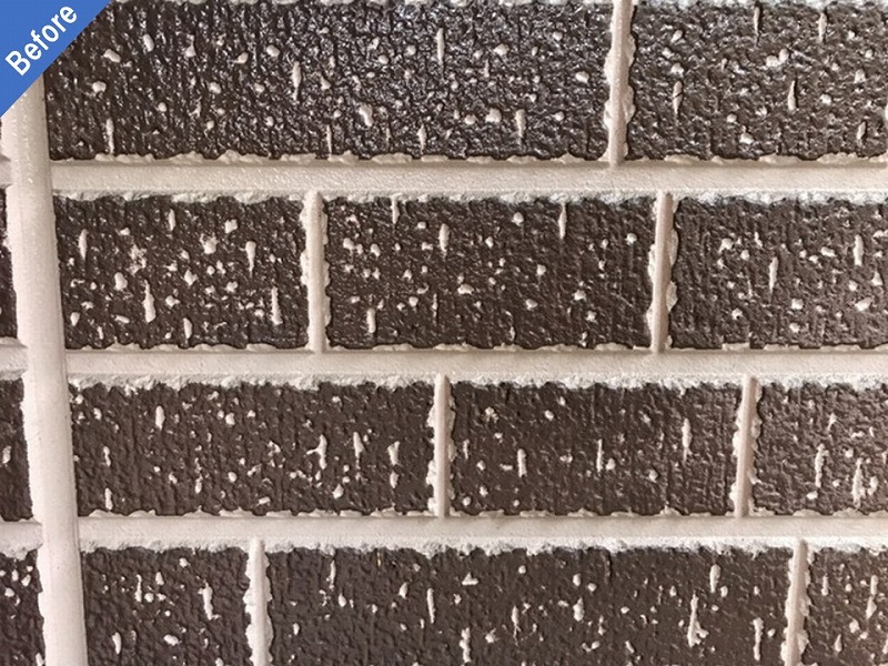 塗装前の大和ハウスのダブルトーン仕上げのDCウォール