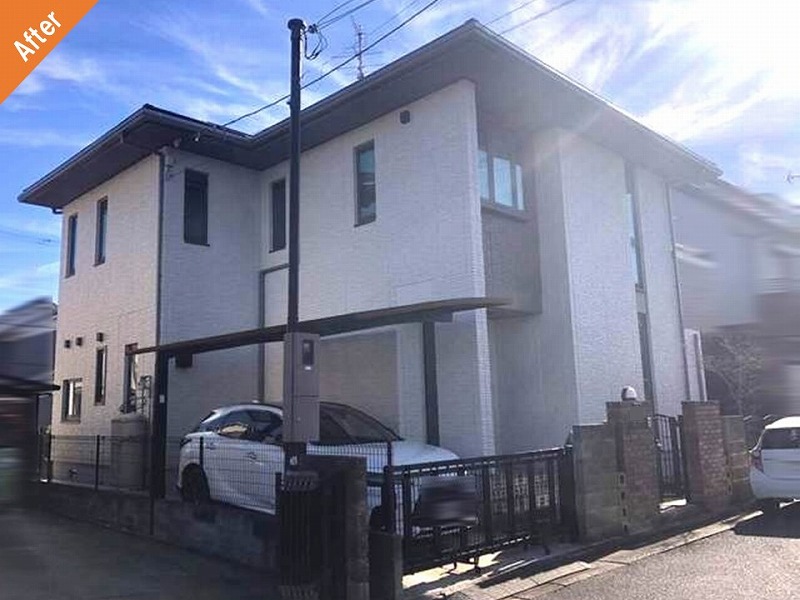 外壁塗装後の積水ハウス（ダインズ・バリュー）