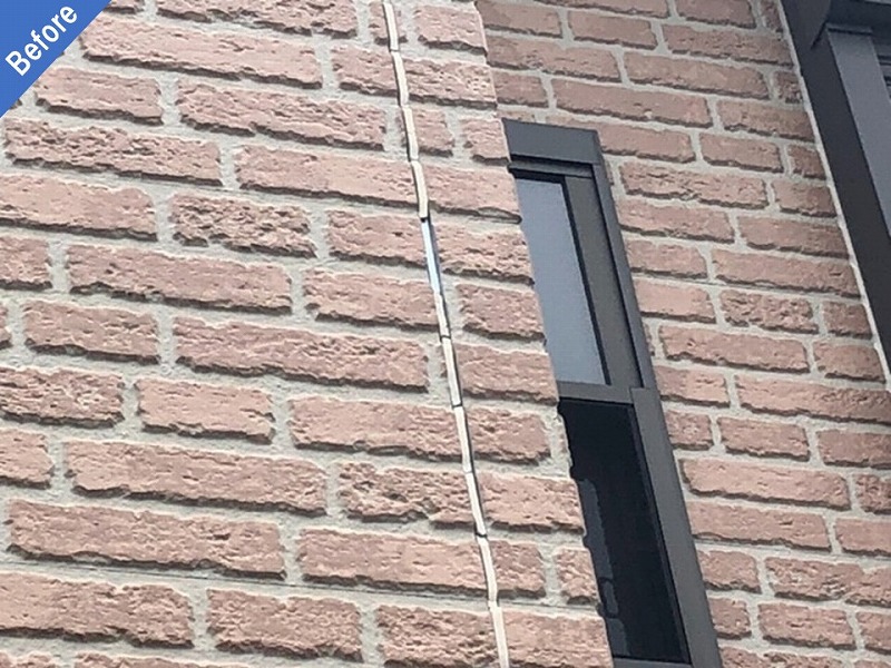 外壁塗装前の窯業系サイディング