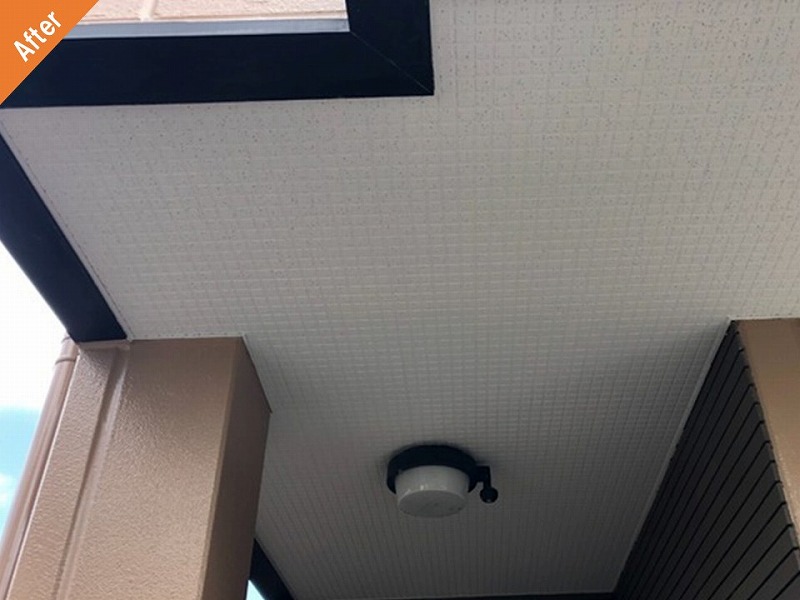 外壁塗装後の軒天