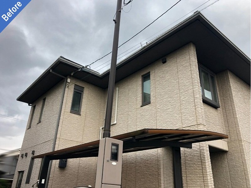 外壁塗装前の積水ハウス