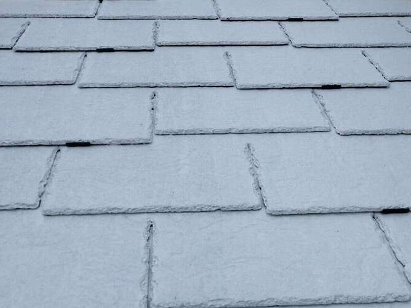 タスペーサー設置後の屋根