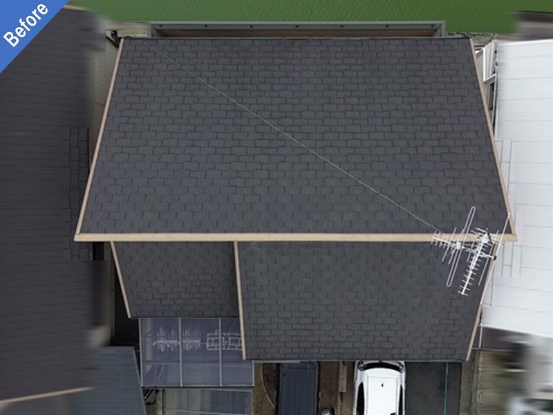 屋根塗装前のアーバニーグラッサ