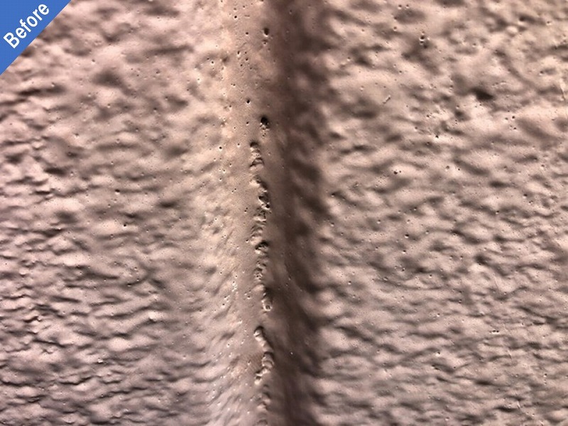 外壁塗装前の目地