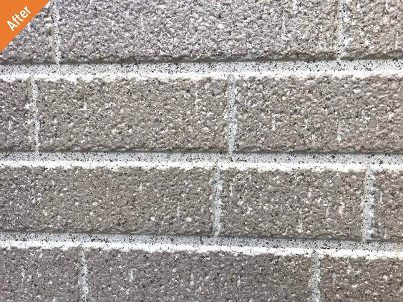 ダブルトーンダイヤモンドで塗装後の大和ハウスのDCウォール