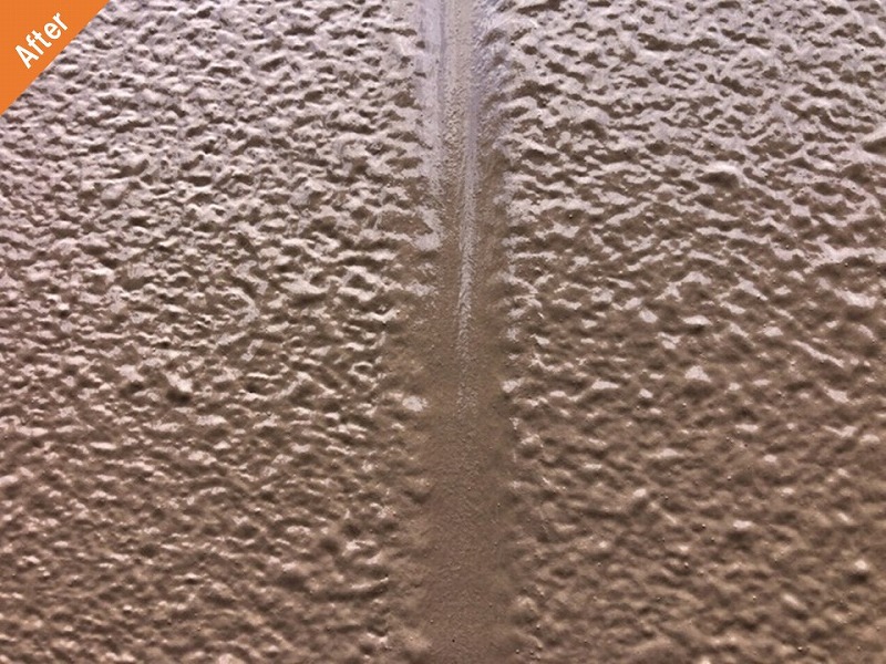 外壁塗装後の目地