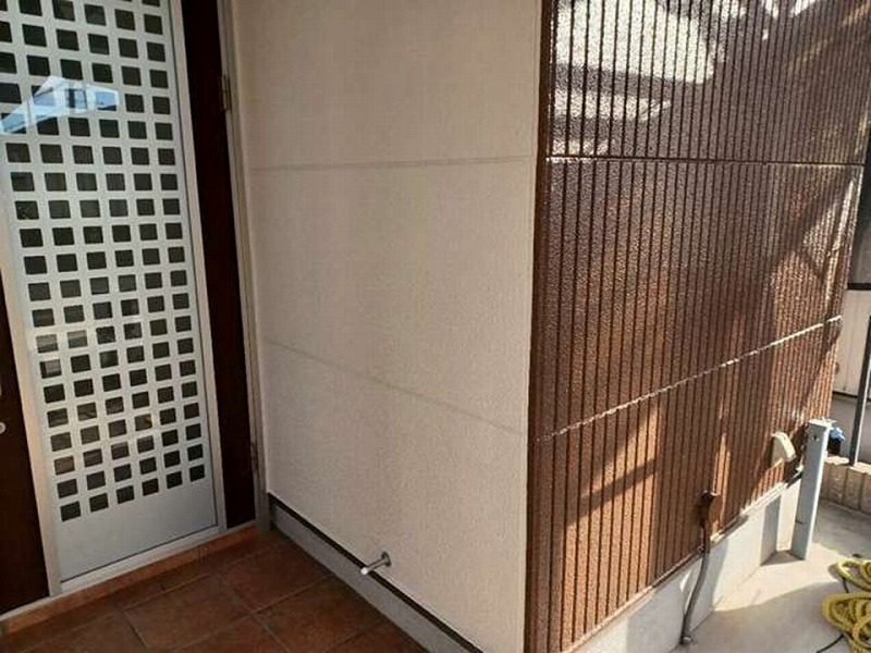 ツートンカラーでの外壁塗装完了