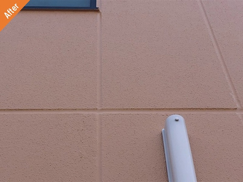 外壁塗装後のALCの目地