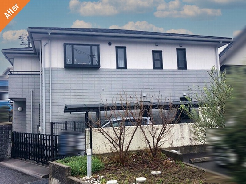 外壁塗装後の旭化成ヘーベルハウス