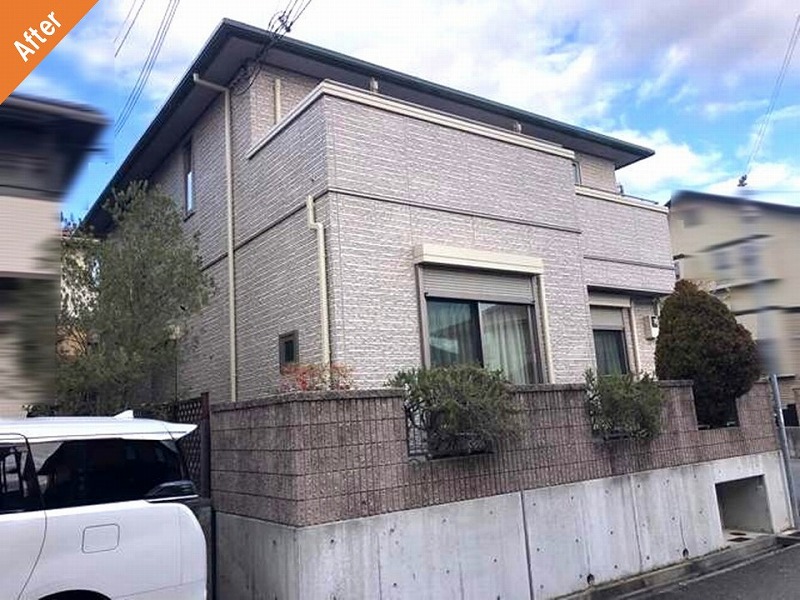 外壁塗装後の窯業系サイディングの積水ハウス