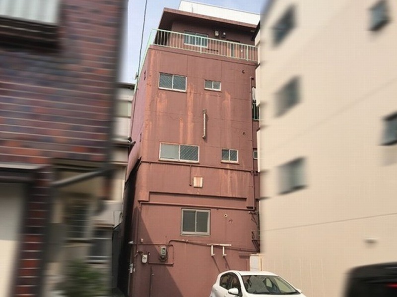 大阪市此花区で塗装工事・防水工事のお見積もりに伺ったマンションの外観