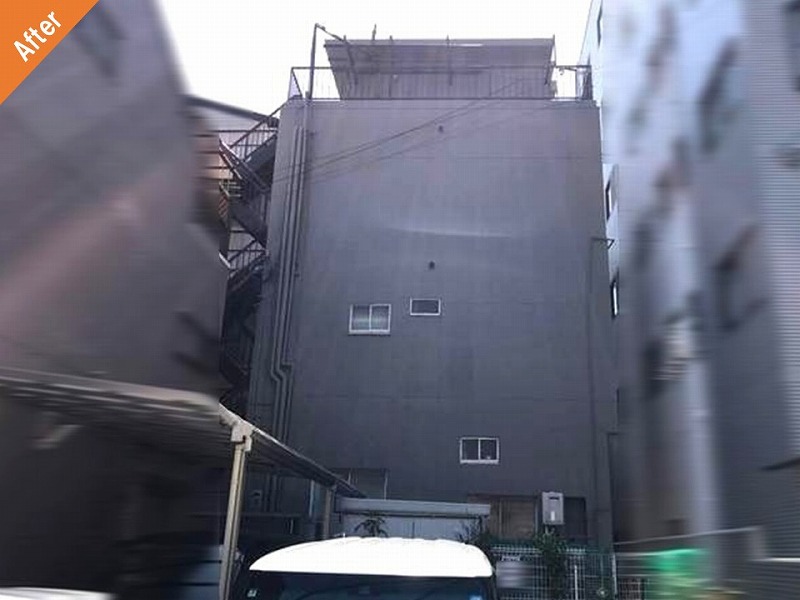 外壁補修・外壁塗装後のマンション