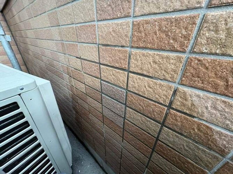 補修後のタイル