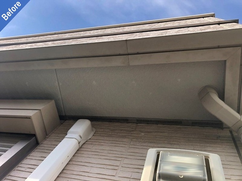 外壁塗装前の軒天