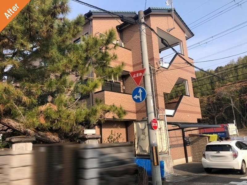 奈良県生駒市の外壁塗装後のマンション