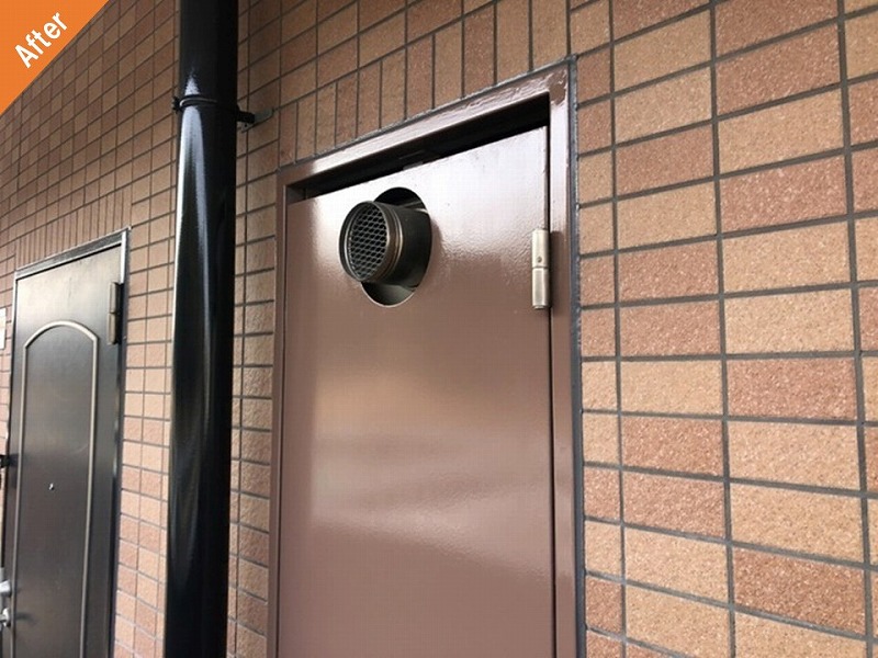 塗装工事後のPS（パイプスペース）