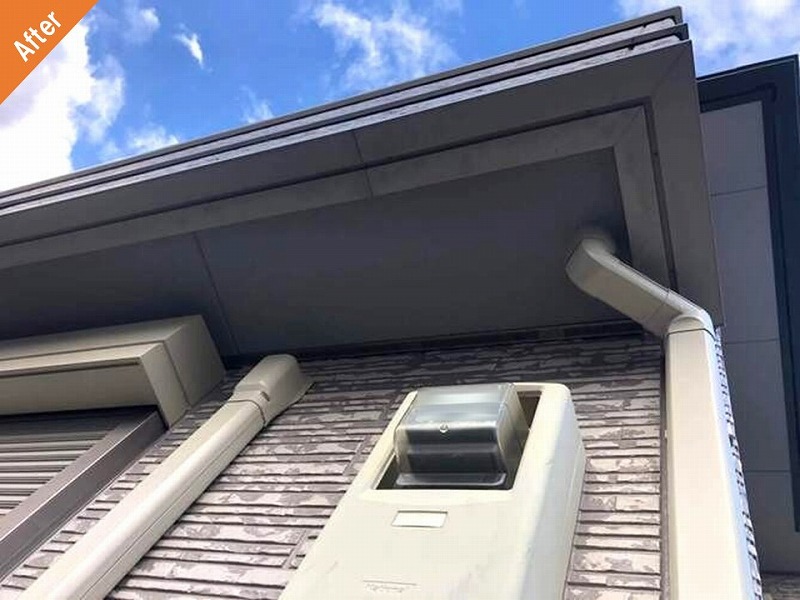 外壁塗装後の軒天