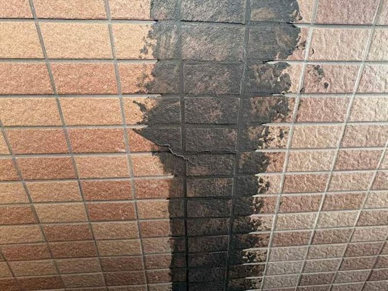 タイル廻りの目地の補修