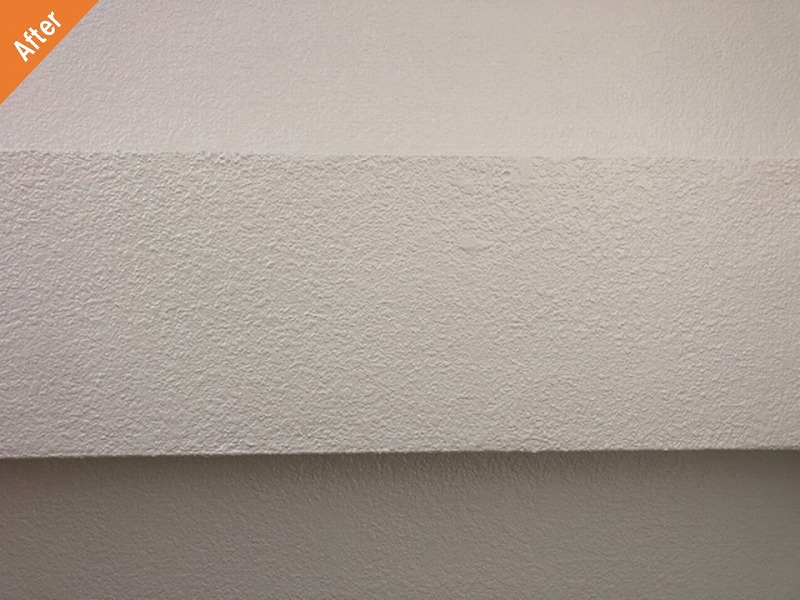 外壁塗装後の共用部のALC