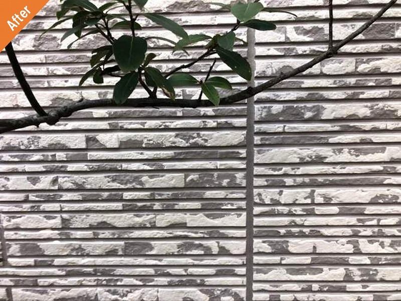 外壁塗装後の窯業系サイディング