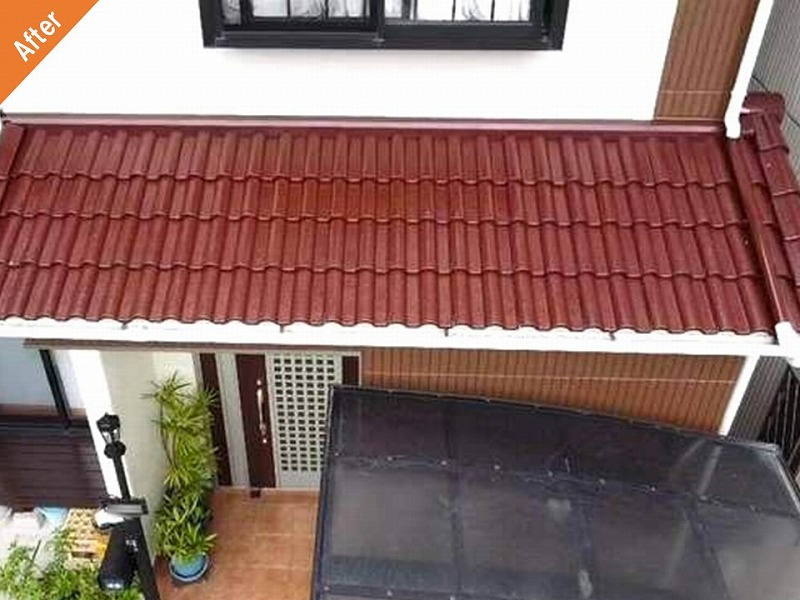 屋根塗装後の下屋根